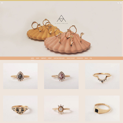 小众珠宝行业外贸网站设计主题
